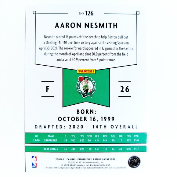 Boston Celtics (Aaron Nesmith) - BKBL [2_AN2] - Picture 3 of 3